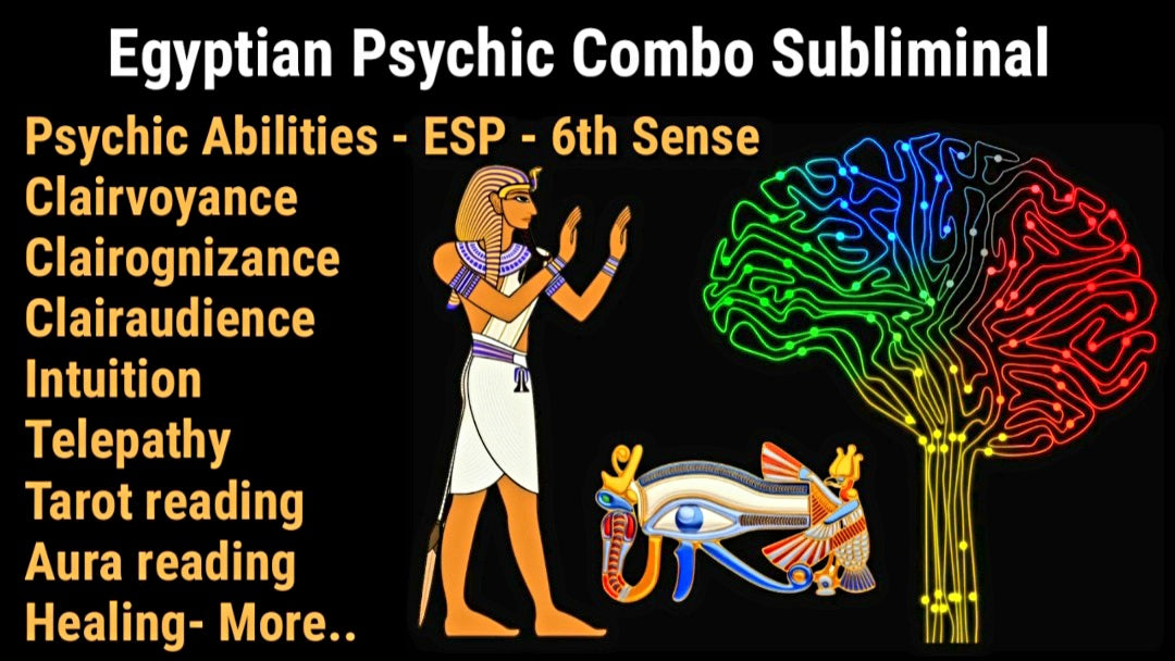 ๐ฎ Egyptian Psychic Combo subliminal ๐ฎ Awaken Clairvoyance, ESP, Healing, Telepathy, Tarot reading
