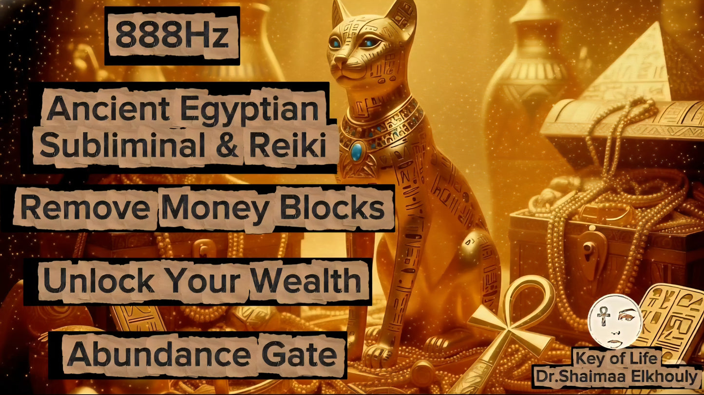 WARNING: EXTREMELY POWERFUL 888Hz Ancient Egyptian Subliminal & Reiki | Remove Money Blocks & Unlock Your Wealth Frequency | Abundance Gate