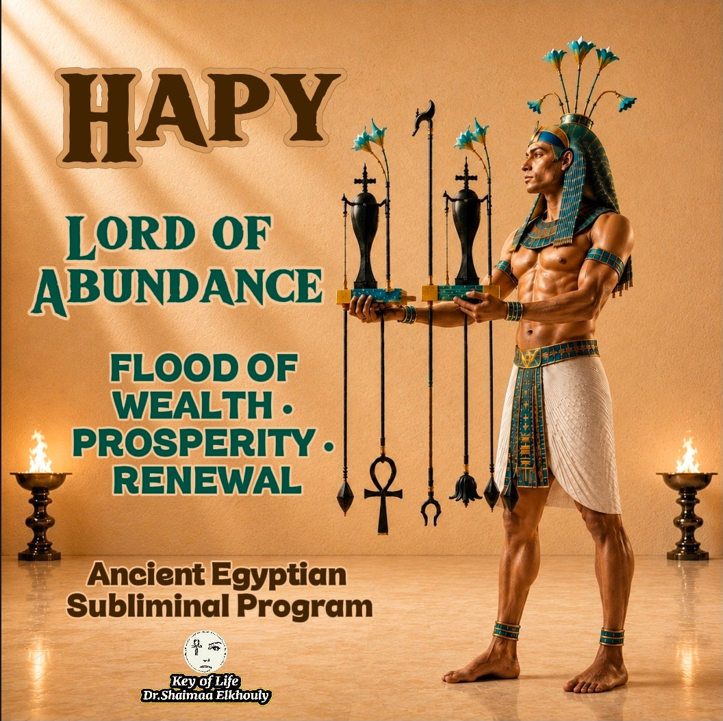 𓂀 Hapy — Lord of Abundance 𓂀 FLOOD OF WEALTH • PROSPERITY • RENEWAL Ancient Egyptian Subliminal Program Connect with the Sacred Energies of Hapy