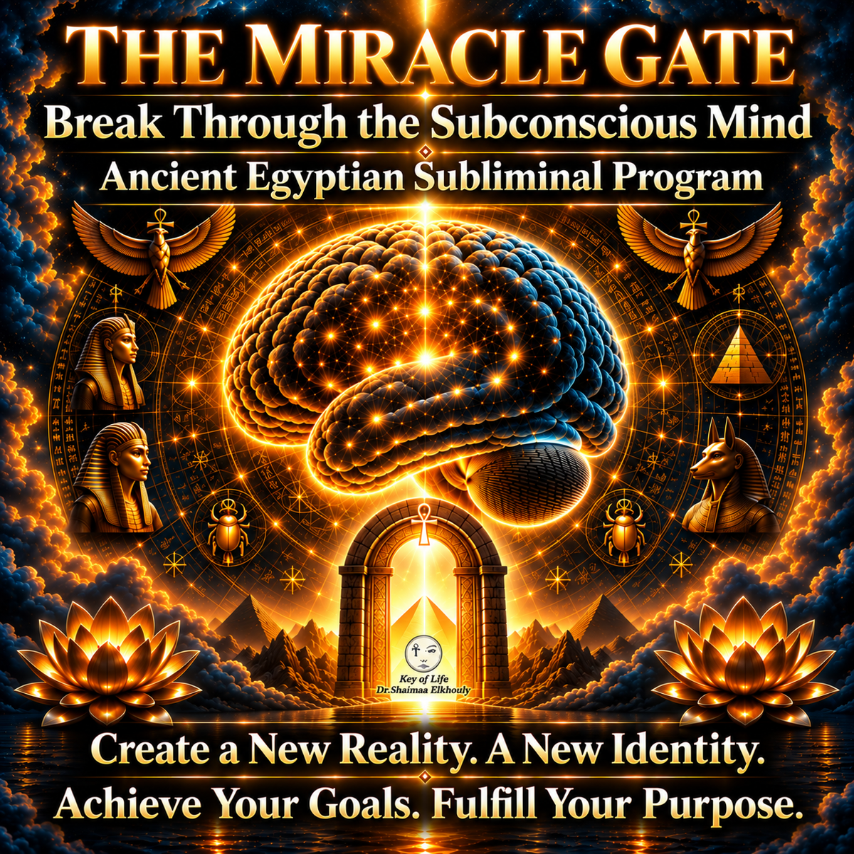 𓂀 THE MIRACLE GATE 𓂀 Break Through the Subconscious Mind 𓂀 Ancient Egyptian Subliminal Program 𓂀 Create a New Reality. A New Identity. Achieve Your Goals. Fulfill Your Purpose.