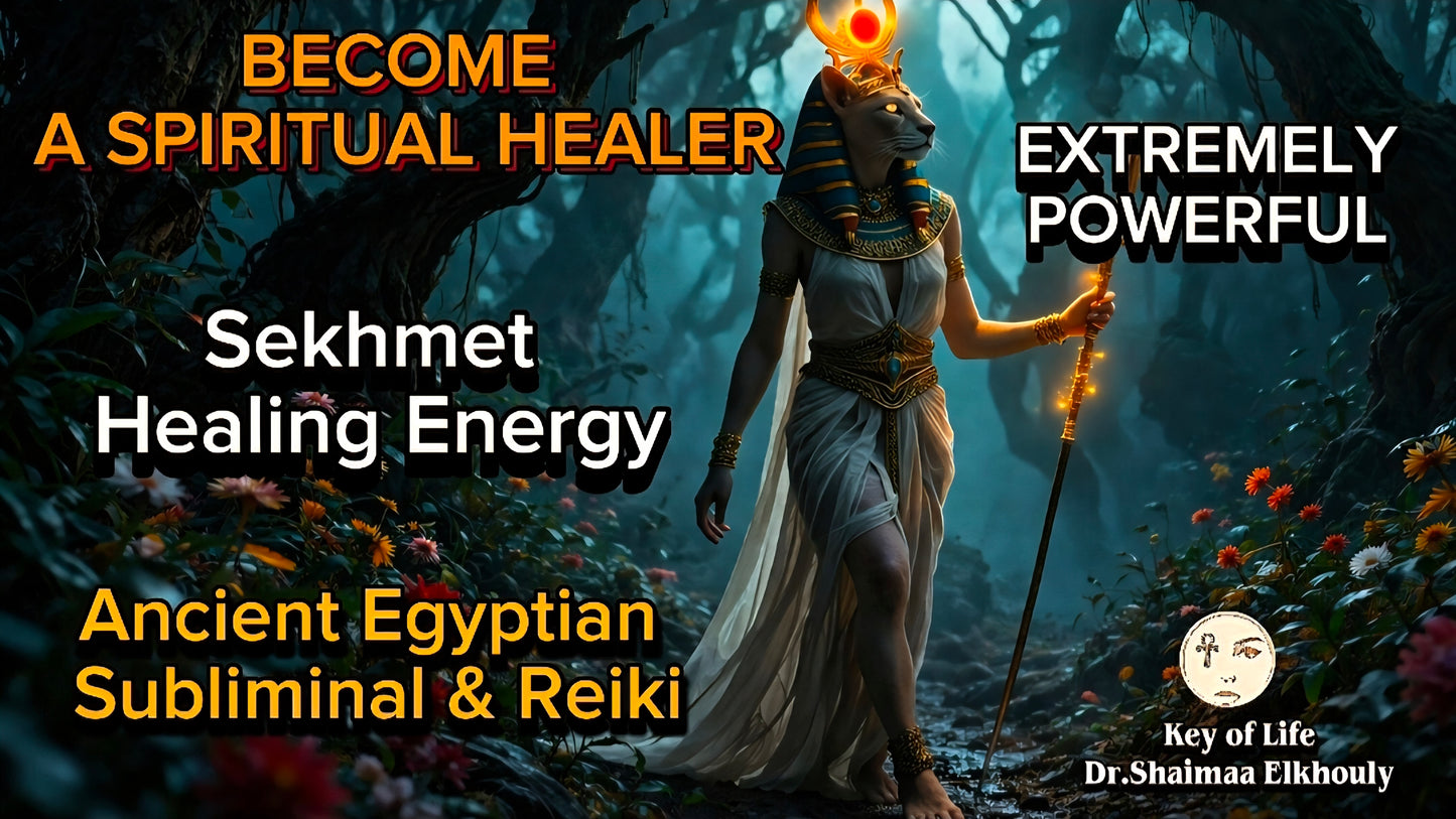 Become a Spiritual Healer | Sekhmet Healing Energy | Ancient Egyptian Music & Subliminal & Reiki (EXTREMELY POWERFUL)