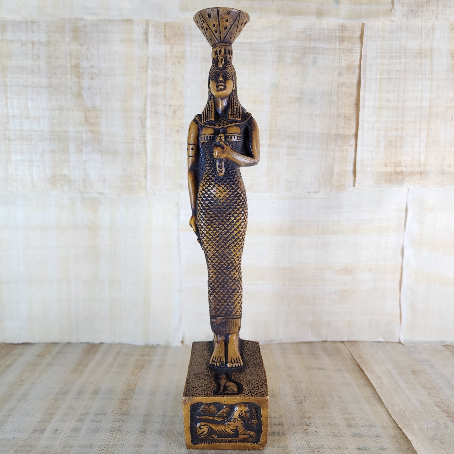 Ancient Egyptian Goddess Isis Statue Figurine Sculpture Motherhood Magic Healing