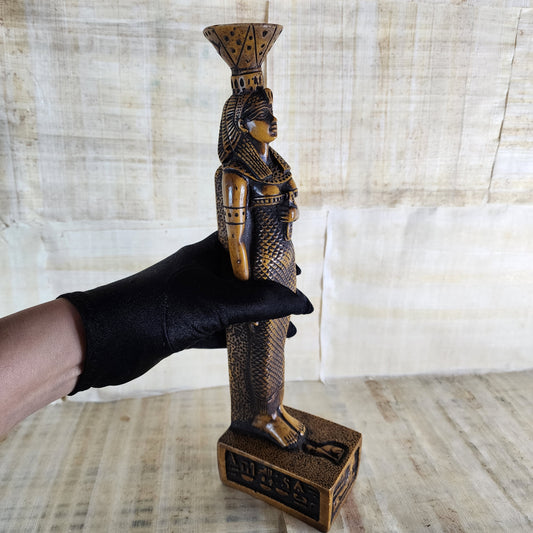 Ancient Egyptian Goddess Isis Statue Figurine Sculpture Motherhood Magic Healing