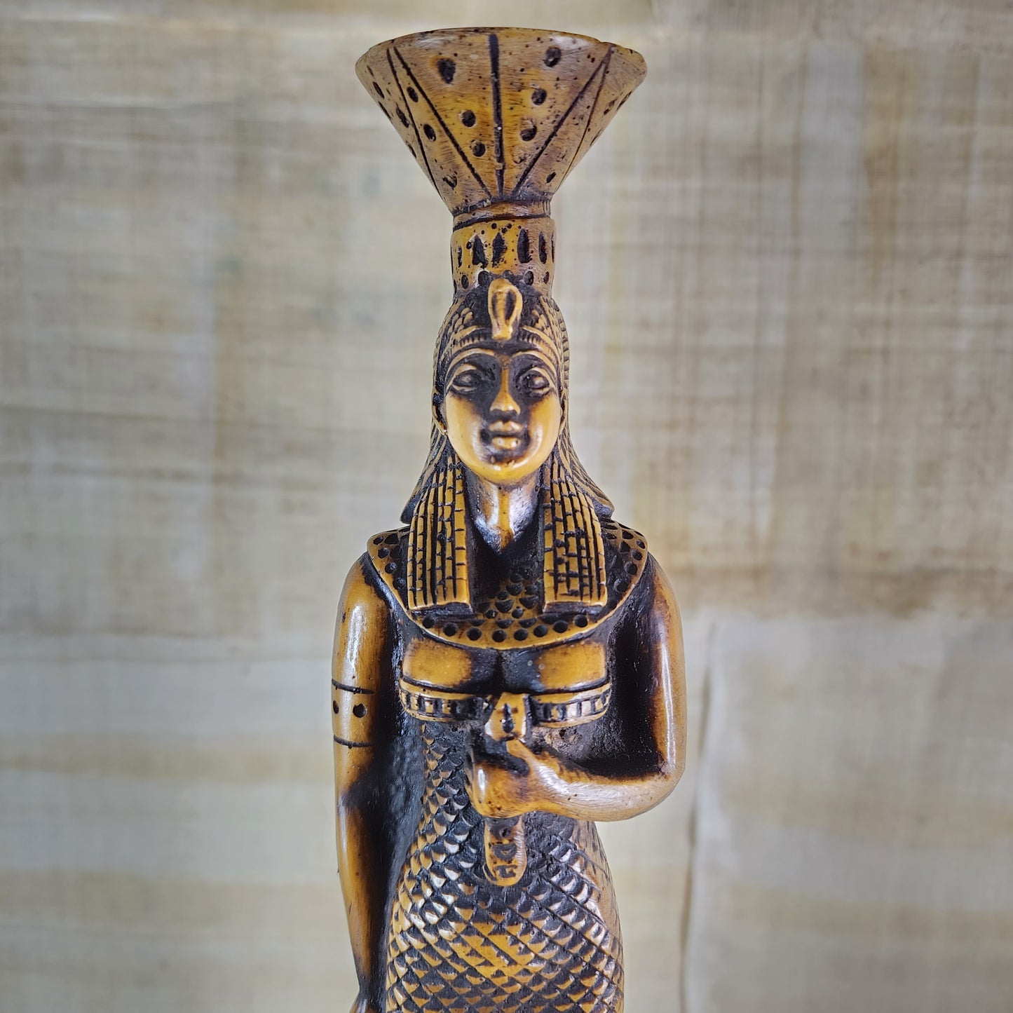 Ancient Egyptian Goddess Isis Statue Figurine Sculpture Motherhood Magic Healing