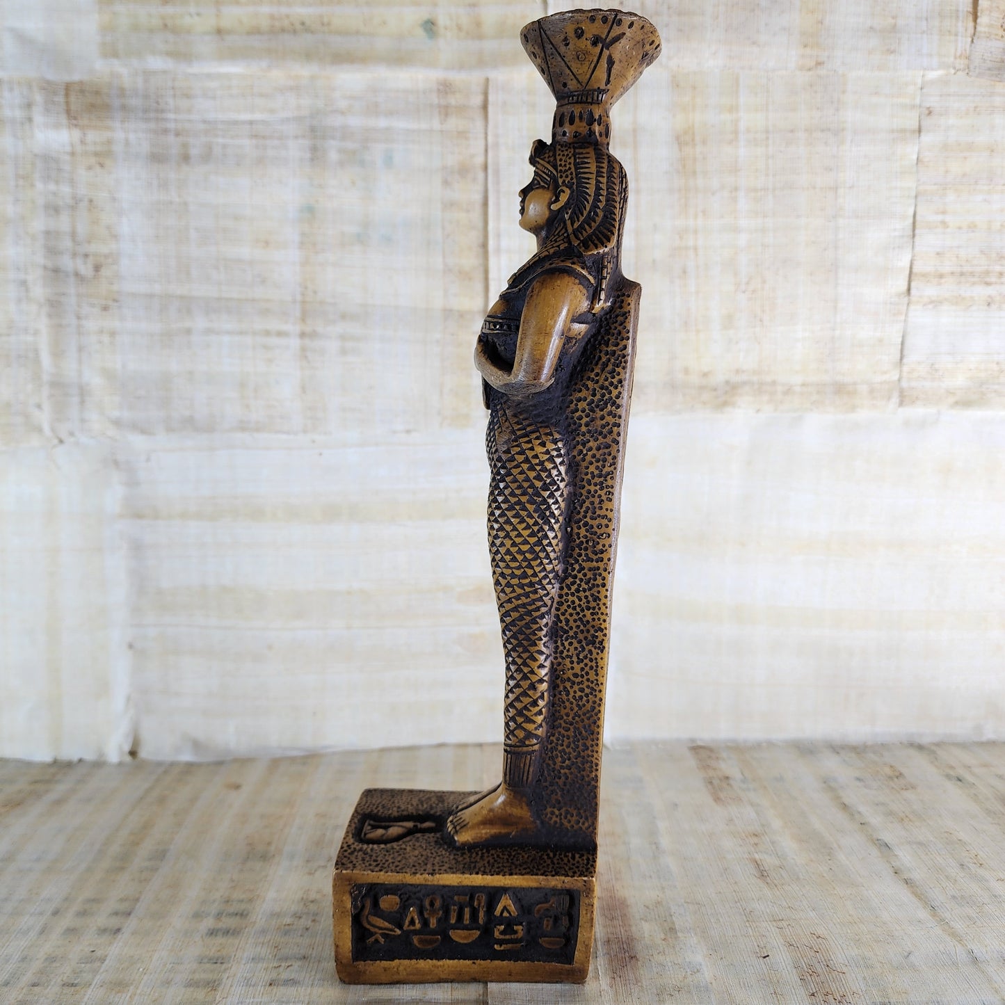 Ancient Egyptian Goddess Isis Statue Figurine Sculpture Motherhood Magic Healing