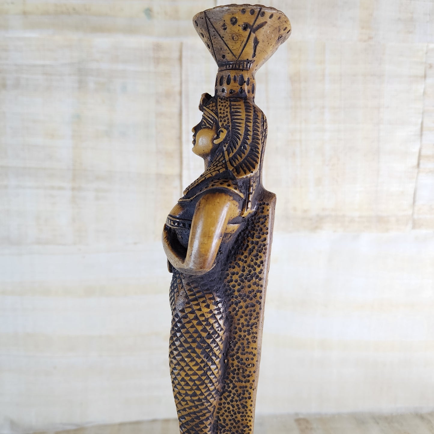 Ancient Egyptian Goddess Isis Statue Figurine Sculpture Motherhood Magic Healing