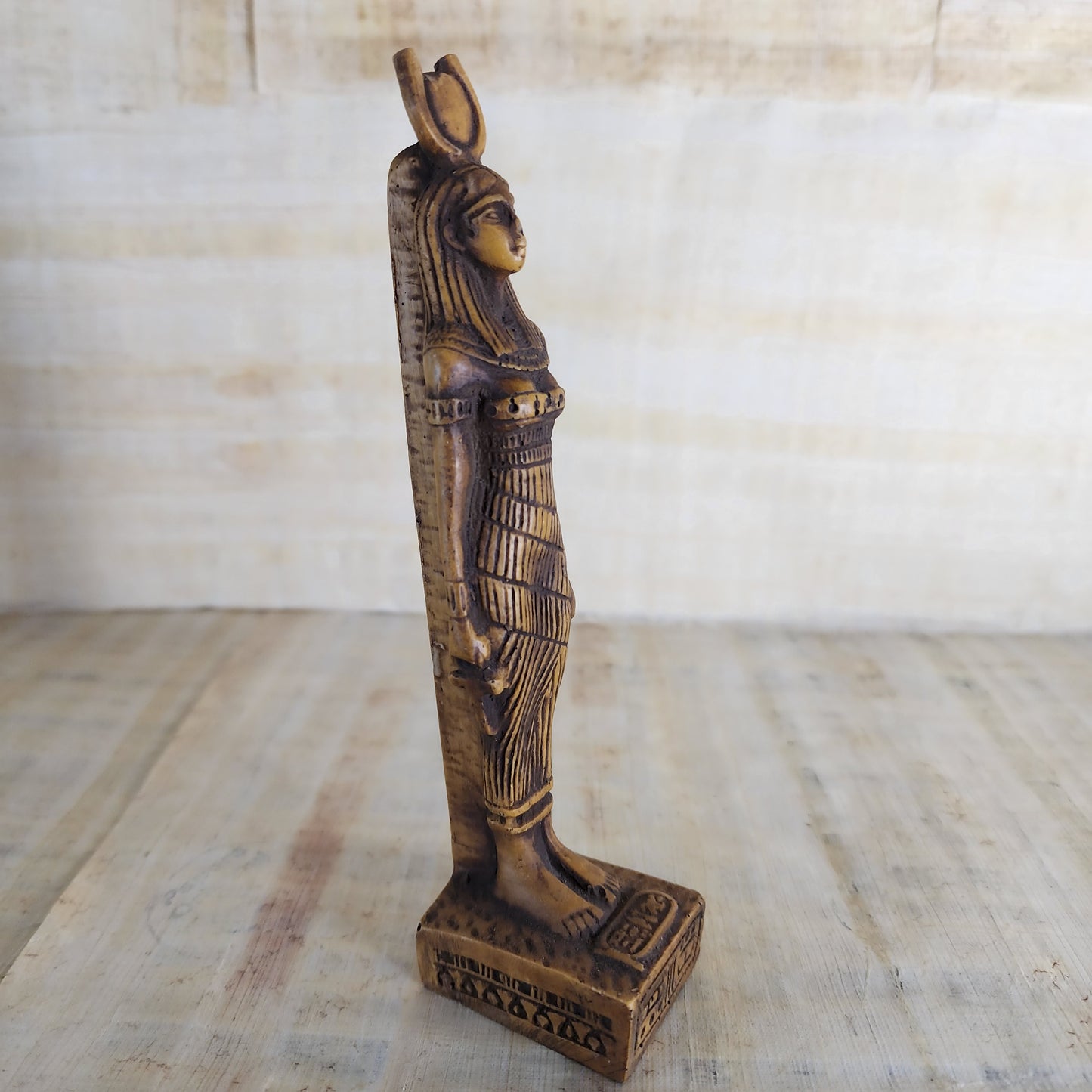 Set Of 5 Small Egyptian Goddess Isis/ Anubis/ Horus/ Osiris/ King Tut Statues