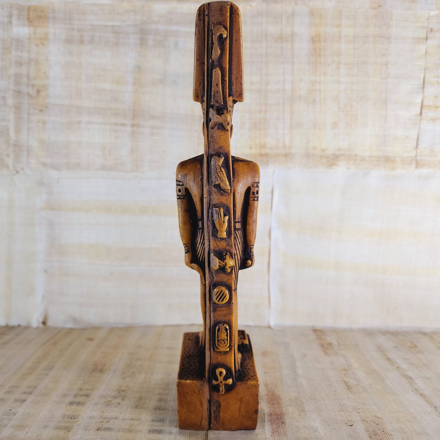 Set Of 2 Ancient Egyptian God Amun/ Horus Figurine Statue Egypt Healing Pharaohs