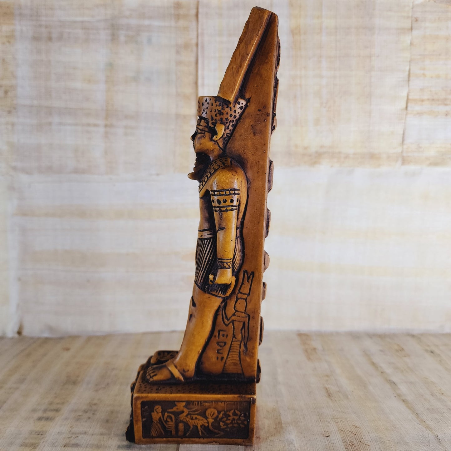 Set Of 2 Ancient Egyptian God Amun/ Horus Figurine Statue Egypt Healing Pharaohs