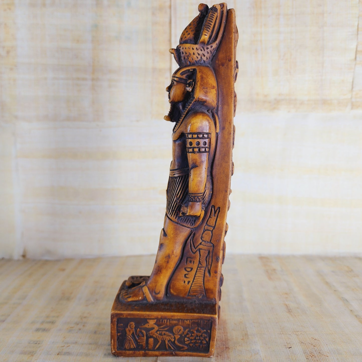 Set Of 2 Ancient Egyptian King Ramses II/ Thoth Figurine Statue Egypt Pharaohs