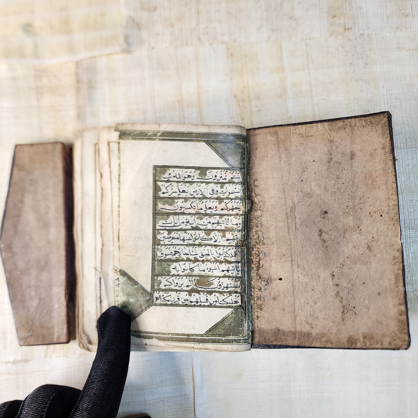 Antique Rare Signed & Dated Islamic Ottoman Arabic Talisman Manuscript Quran 18th Book