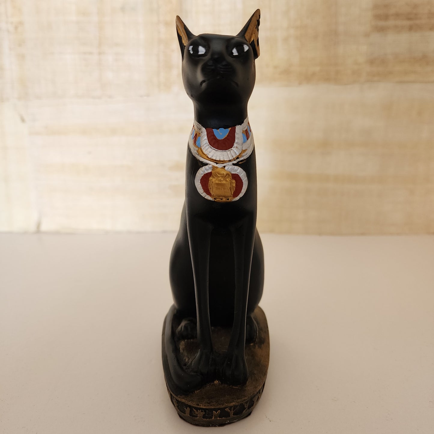 Ancient Egyptian Goddess Luck Protection Cat Bastet Black Statue Figurine From Egypt