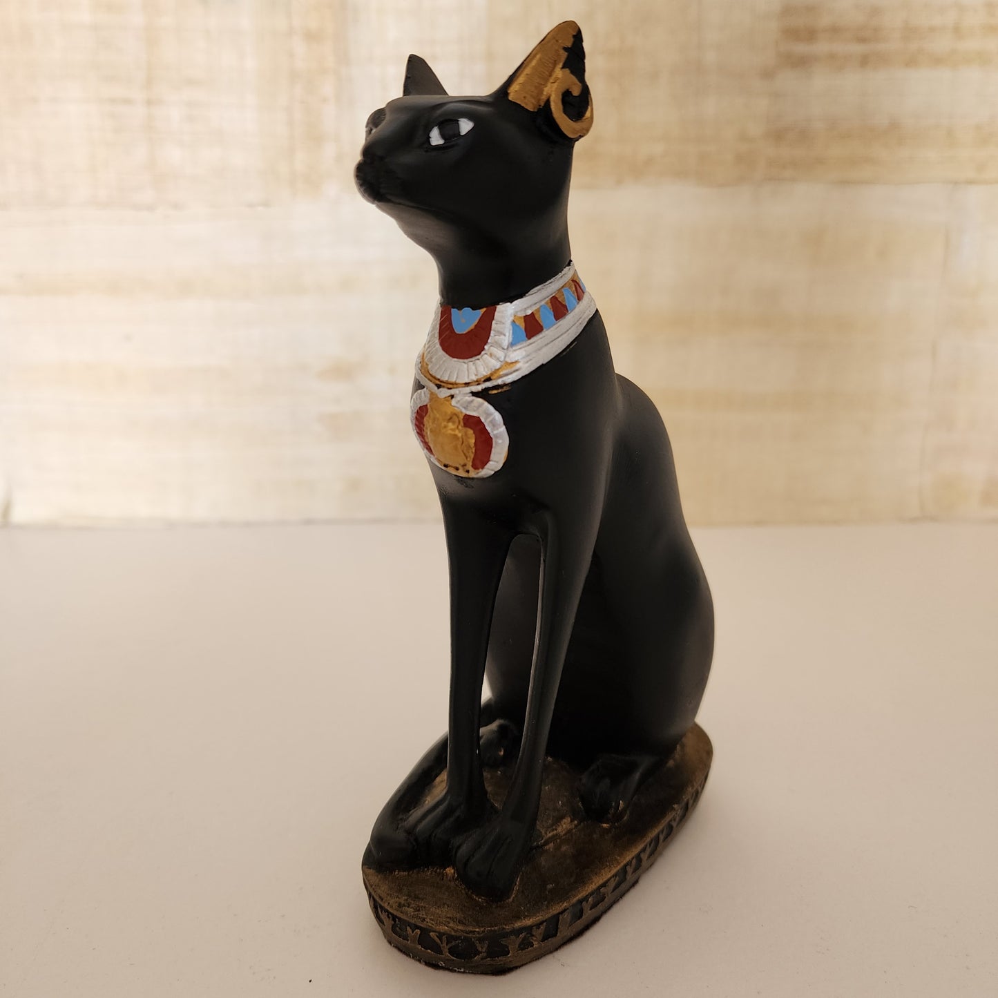 Ancient Egyptian Goddess Luck Protection Cat Bastet Black Statue Figurine From Egypt