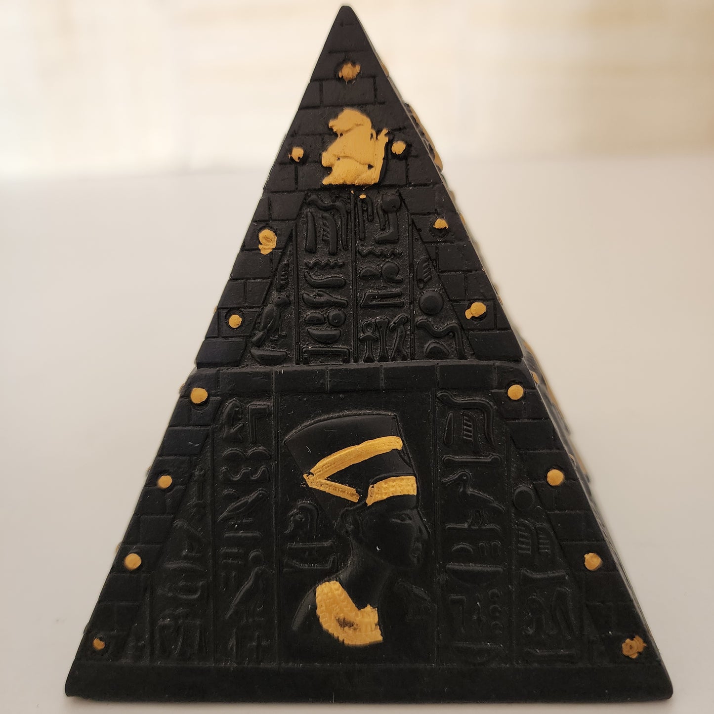 Egyptian Anubis Statue and Pyramid Figurine/ Protection/ Healing/ Manifestation