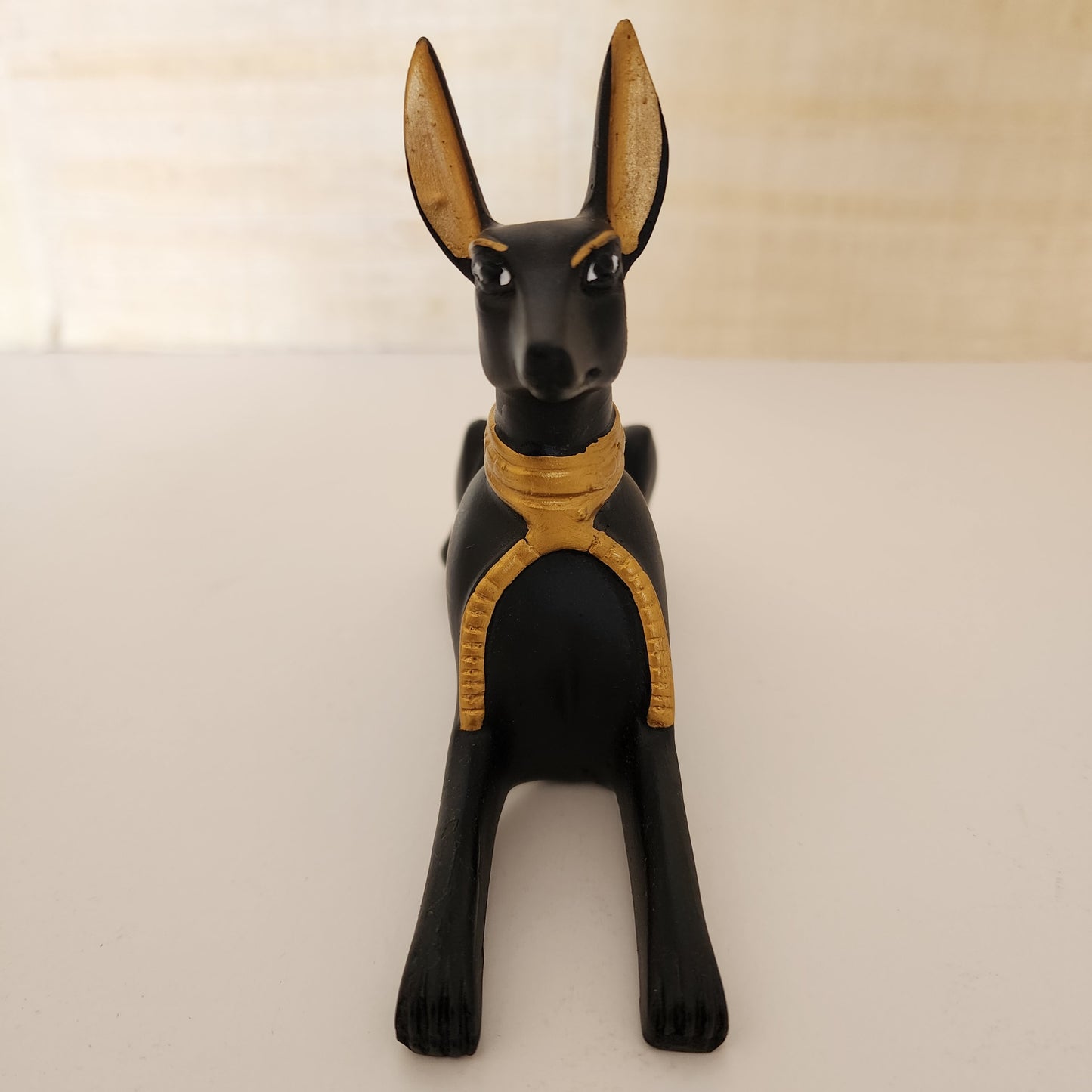 Egyptian Anubis Statue and Pyramid Figurine/ Protection/ Healing/ Manifestation