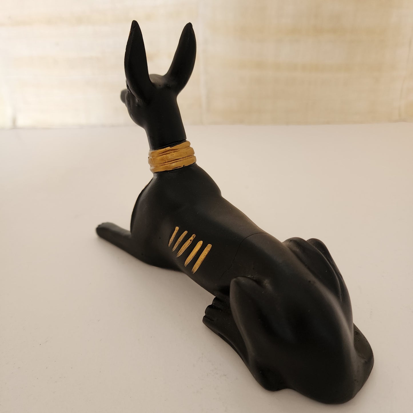 Egyptian Anubis Statue and Pyramid Figurine/ Protection/ Healing/ Manifestation