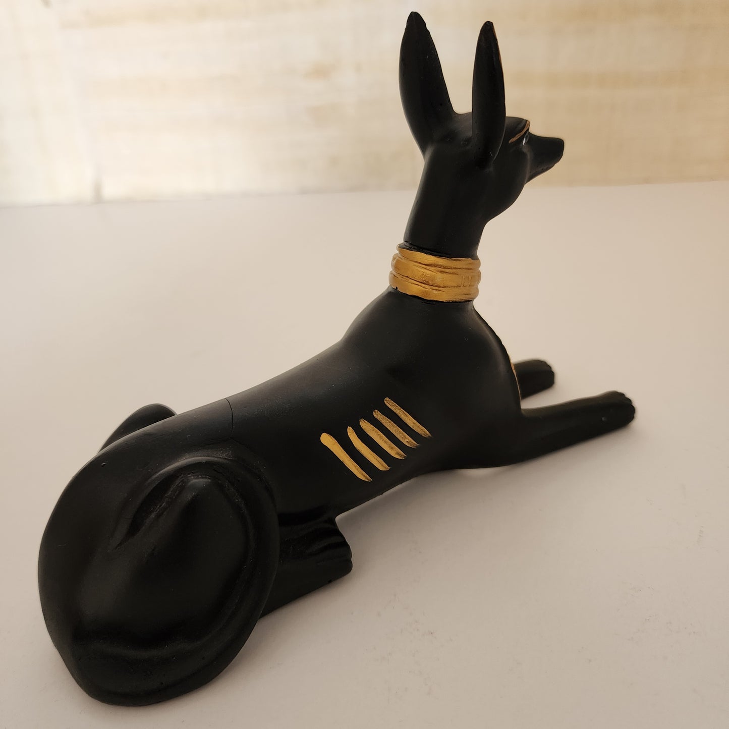 Egyptian Anubis Statue and Pyramid Figurine/ Protection/ Healing/ Manifestation