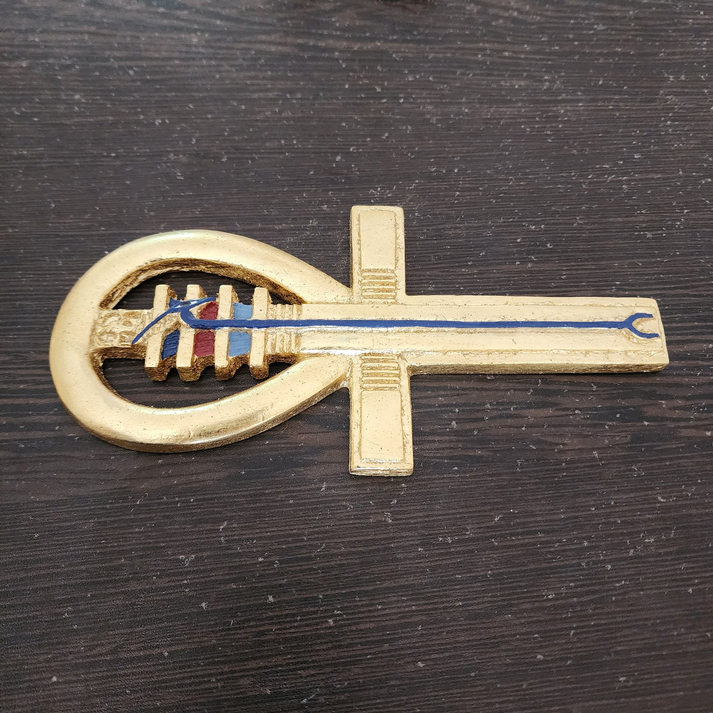Lot of 2 Ancient Egyptian Key of Life Ankh Statue Figurine From Egypt Eternal Life