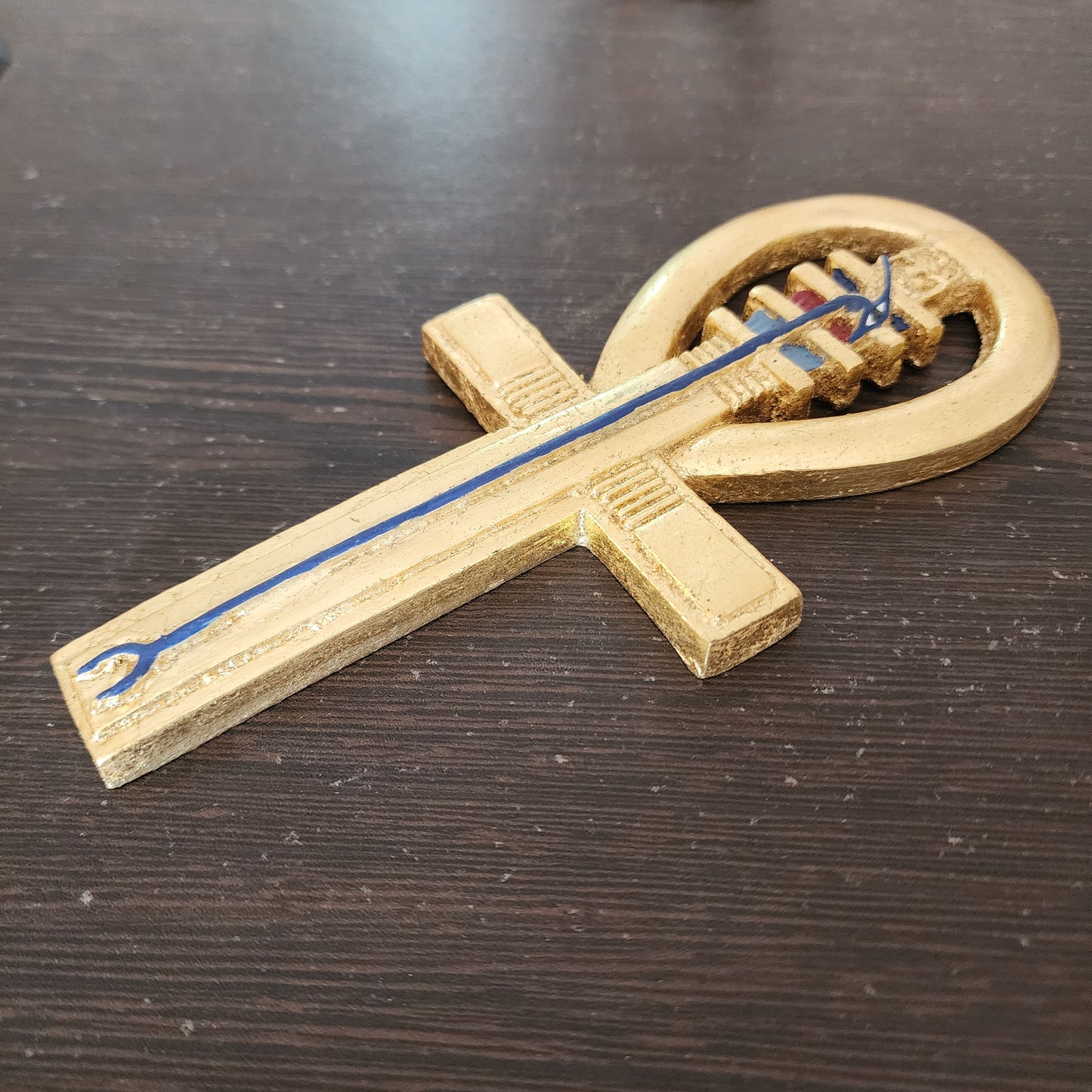 Lot of 2 Ancient Egyptian Key of Life Ankh Statue Figurine From Egypt Eternal Life