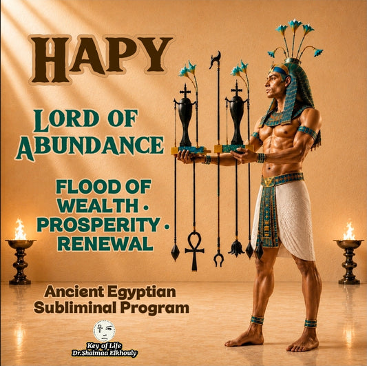 𓂀 Hapy — Lord of Abundance 𓂀 FLOOD OF WEALTH • PROSPERITY • RENEWAL Ancient Egyptian Subliminal Program Connect with the Sacred Energies of Hapy