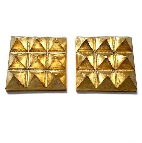 Lot of 2 Copper Pyramid Chargers from Egypt – Energized for Meditation, Healing & Charging