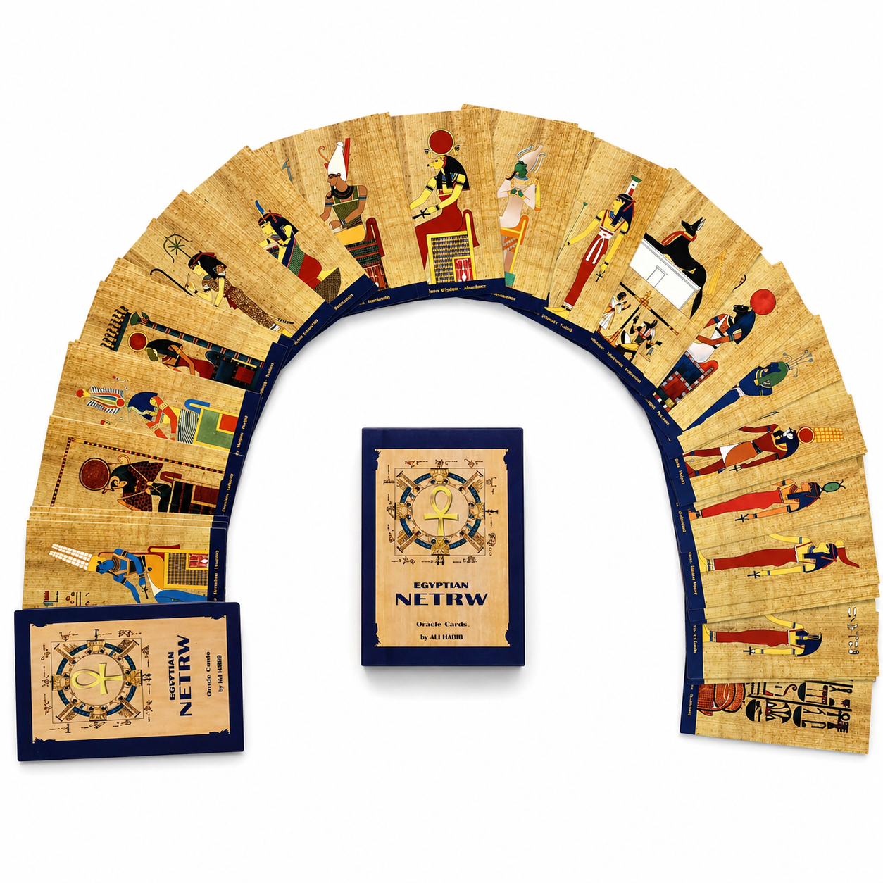 Egyptian Oracle Cards – 42 Netrw / Neteru (Laws of Ma’at)